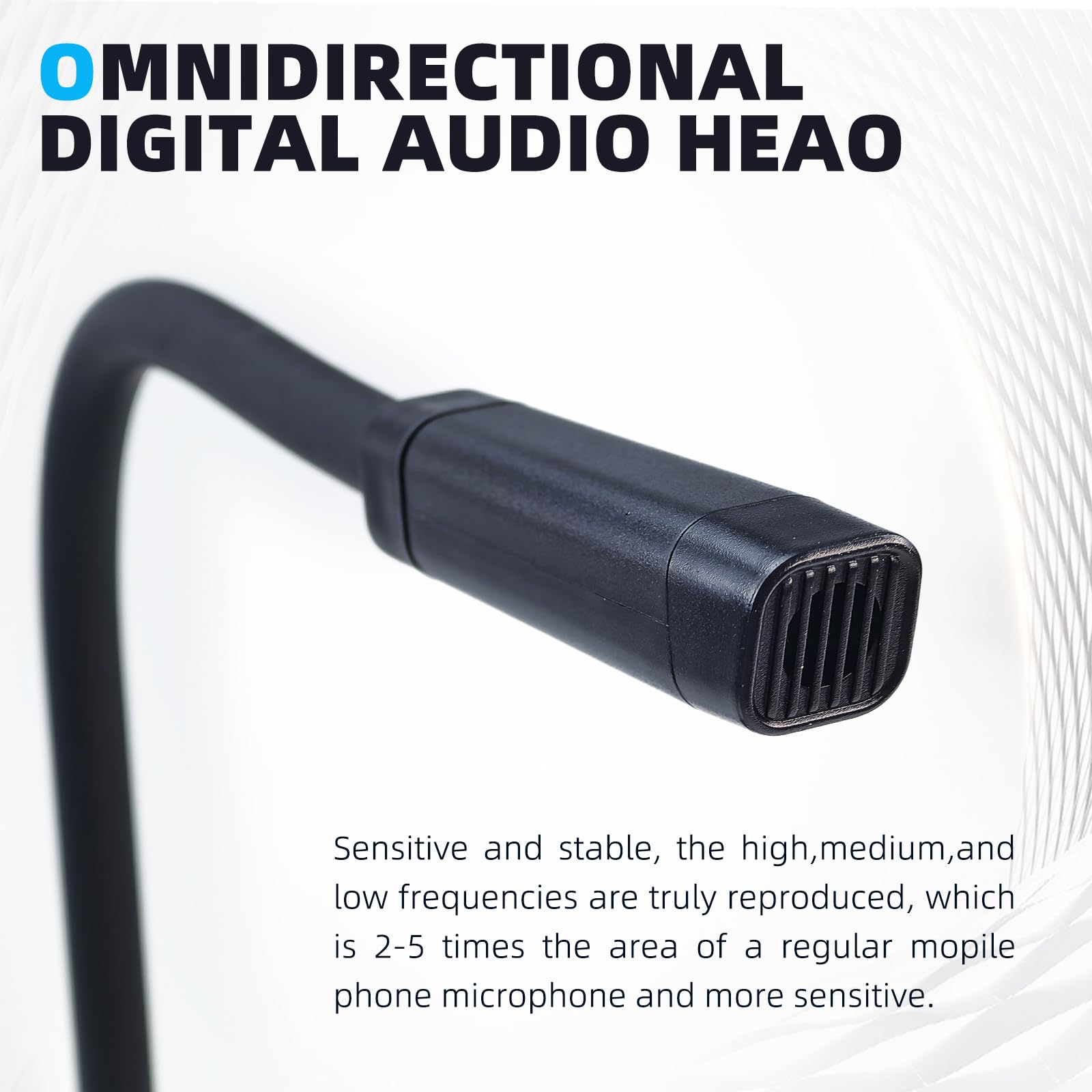 Flylin Microphone Voice Changer, Handheld Dual Port Real Time Voice Modulator Voice Disguiser Microphone with Adjustable Knob for Game Recording Phone - Image 3