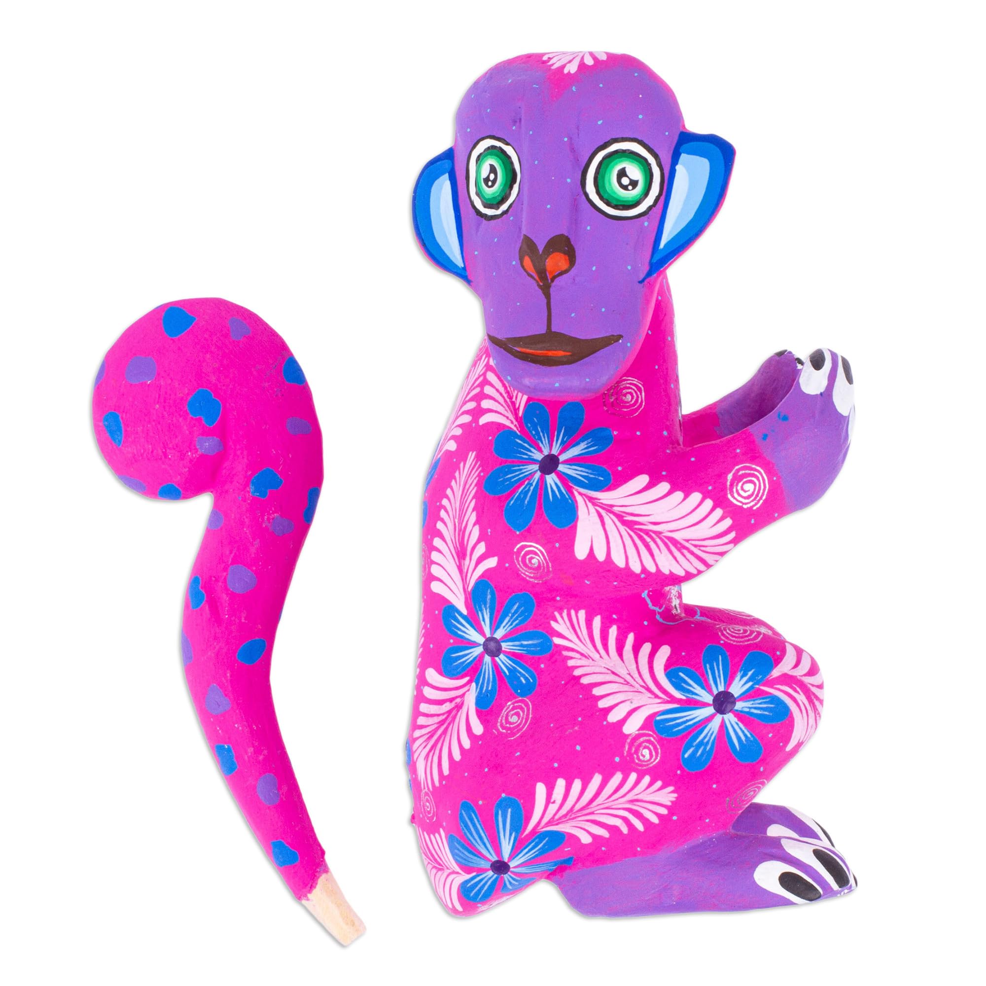 Amazon.com: NOVICA Artisan Handmade Wood Alebrije Figurine Floral
