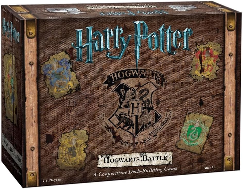 USAOPOLY Harry Potter Hogwarts Battle Cooperative Deck Building Card Game | Official Licensed Merchandise Board Great Gift for Fans Movie artwork For 132 months to 1188 months