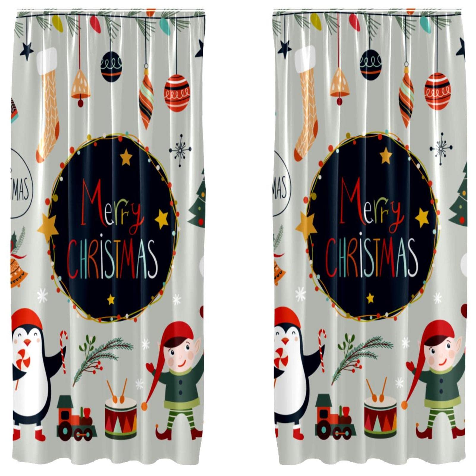 Cortinas de salón ideales para regalar en la fiesta de Navidad y decorar el dormitorio familiar