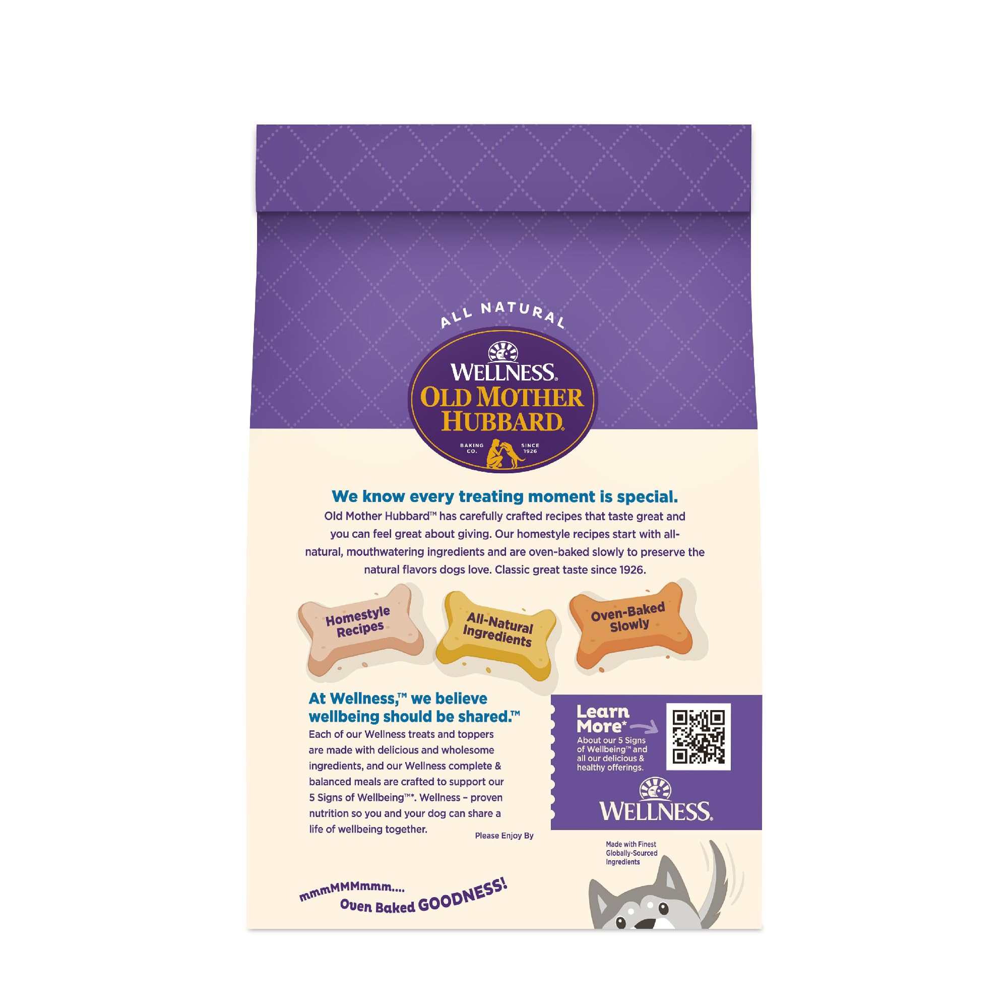 Vieja Madre Hubbard crujientes Classic Natural Dog Treats