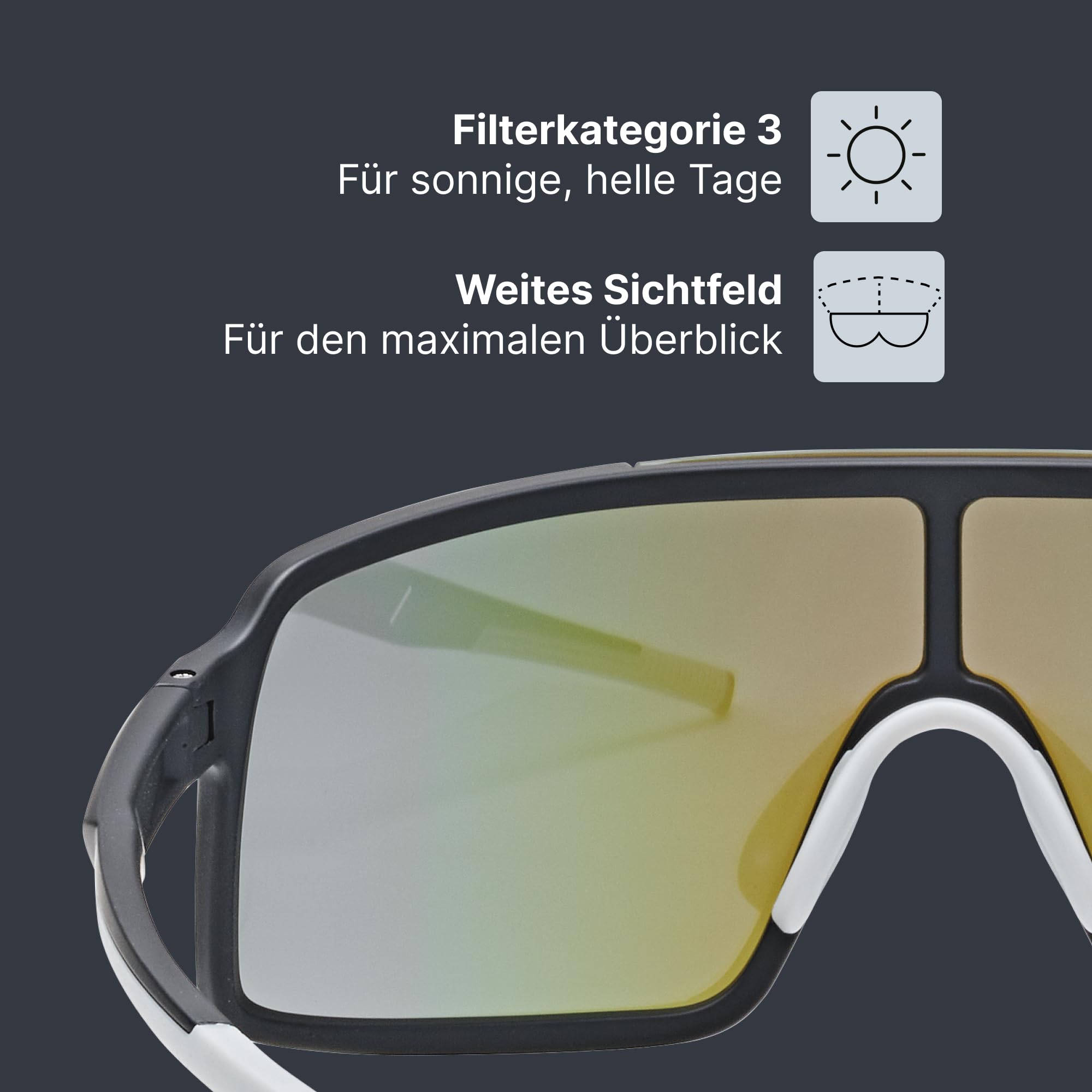 Uvex cellon Sportbrille Sonnenbrille – Ultraleicht mit 100% UV400 Schutz