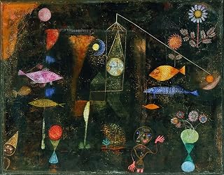 ArtDirect Fish Magic (1925) 20x16 UnFramed Museum Art Print Poster Ready for Framing by Paul Klee (German, 1879-1940)