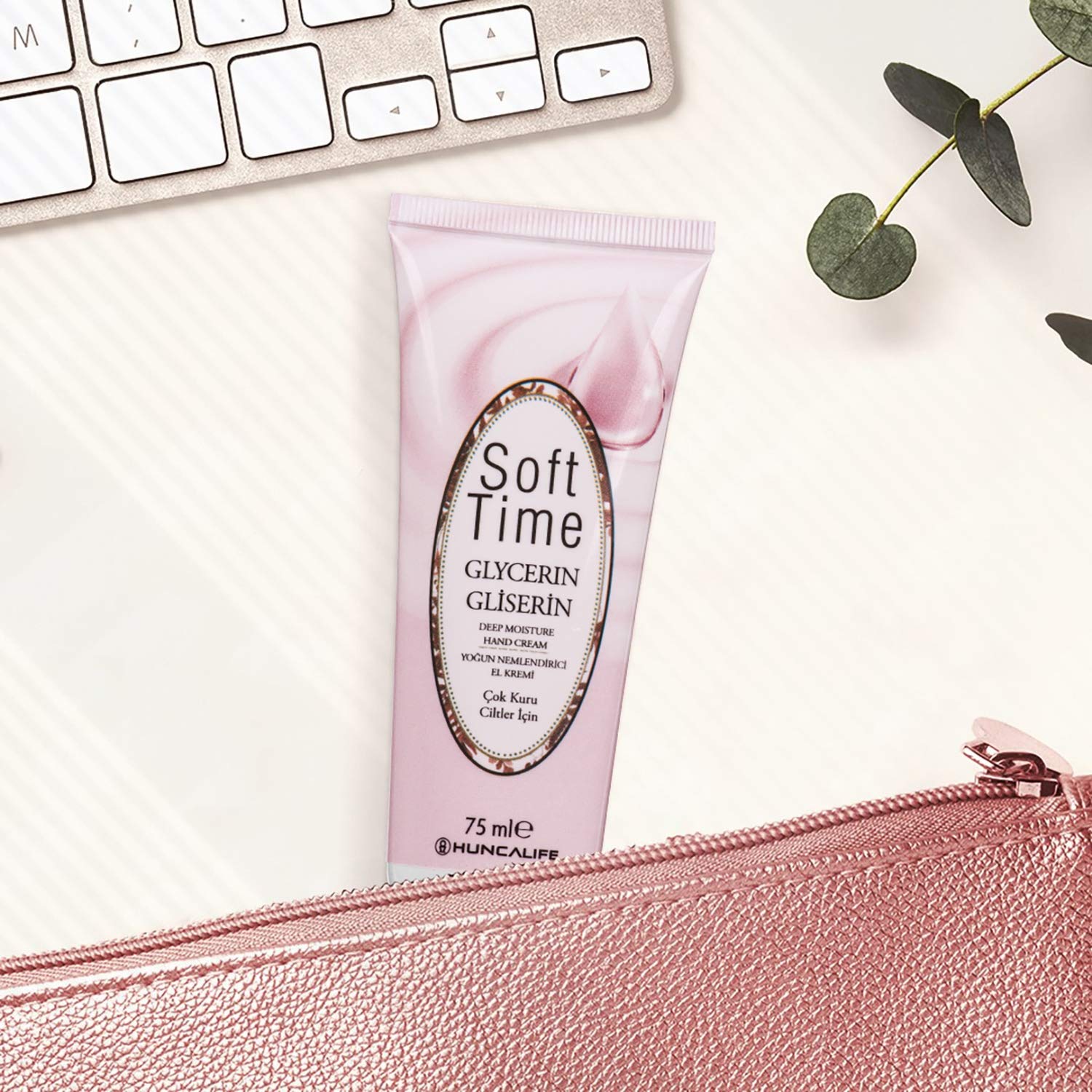 Huncalife-Soft Time Zeytinyağlı Yağlı Besleyici El Kremi 75 ml 8690973704511