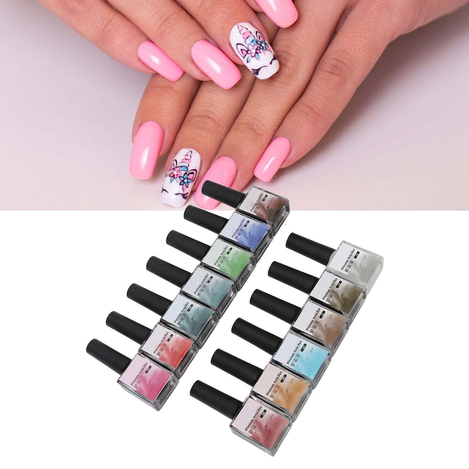 Hidyliu Set Gel Colorante per Smalto Fai Te con 13 Colori, Ideale per gli Appassionati di Manicure Artistica e Nail Art