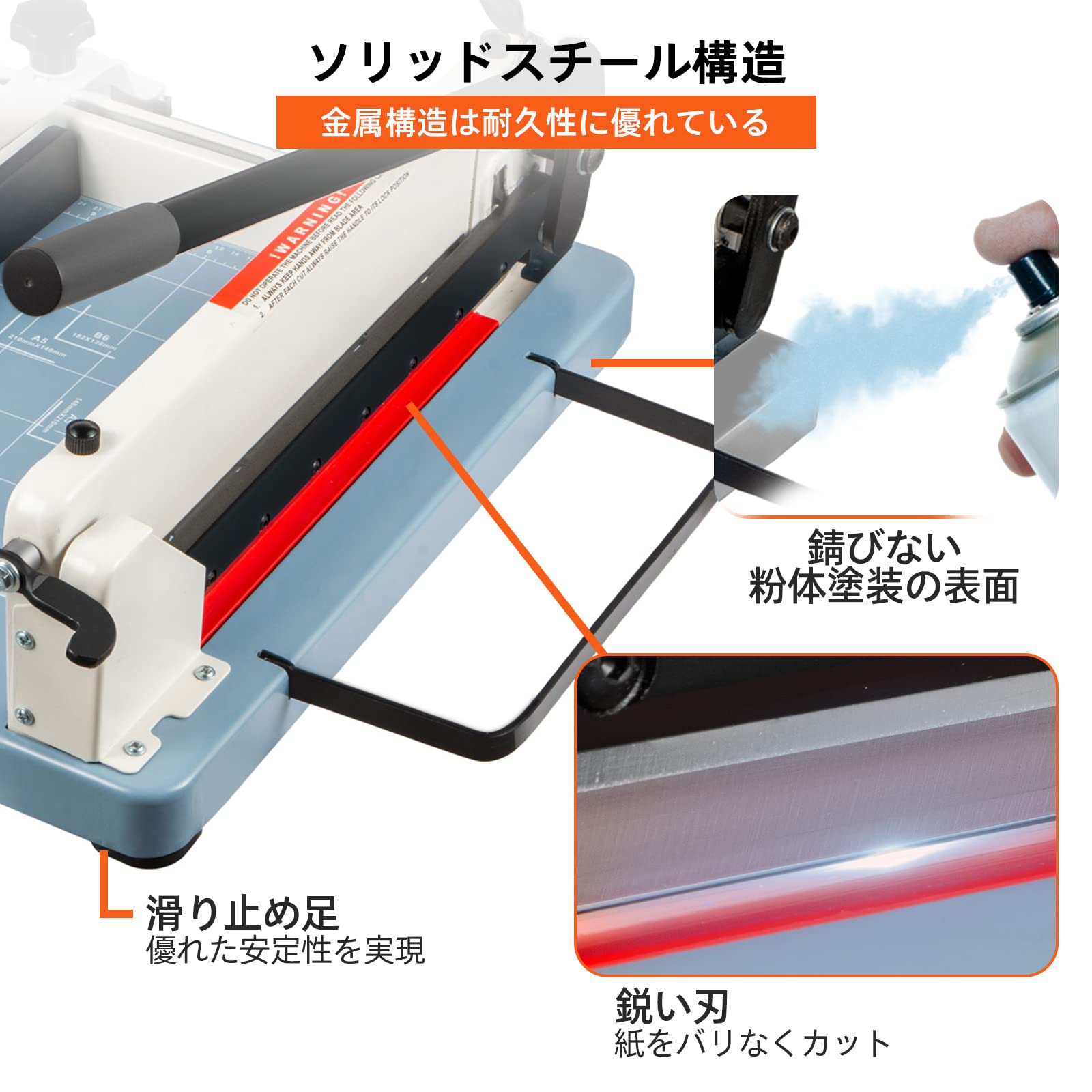 Amazon.co.jp: 裁断機 ペーパーカッター A3 A4 B5 A5 B6 B7対応