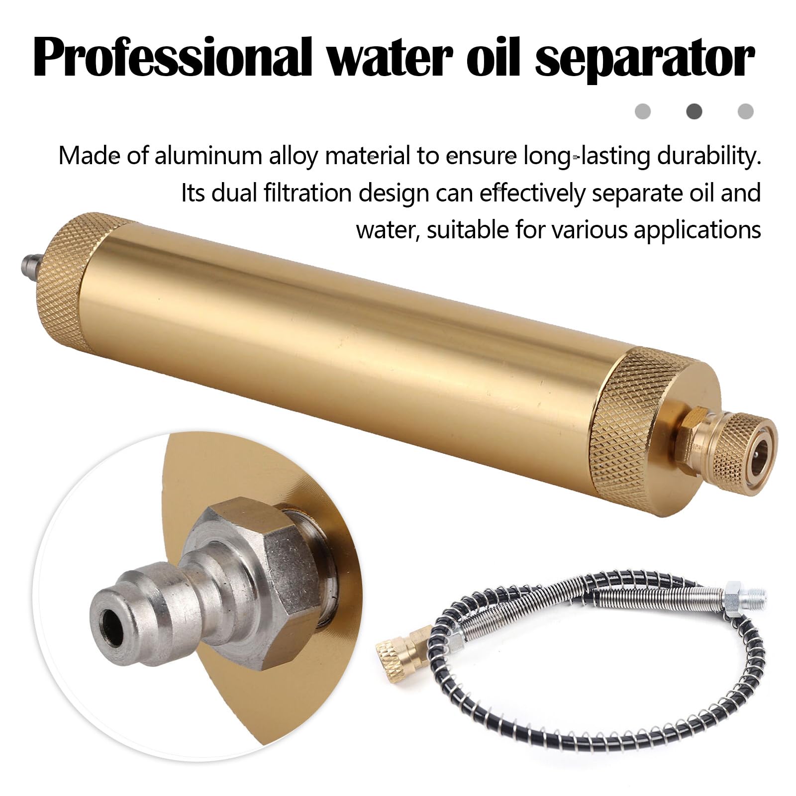 Filtre De Compresseur D'Air, RéGulateur De SéParateur Huile-Eau 17 PièCes Kit De Filtre De Compresseur D'Air Q35 Pcp Pompe De Filtre à Air SéParateur D'Eau Et D'Huile SéParateur D'Eau De Compresseur