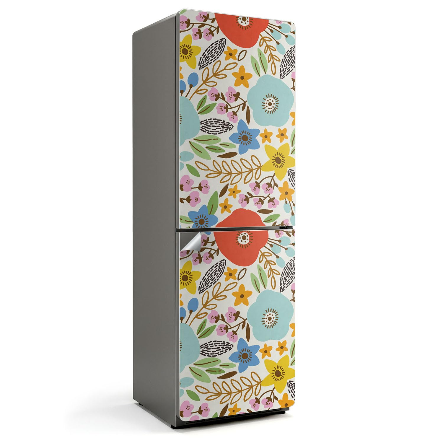 Sticker auto-adhésif de protection pour frigo 60x190 cm anti-dégât
