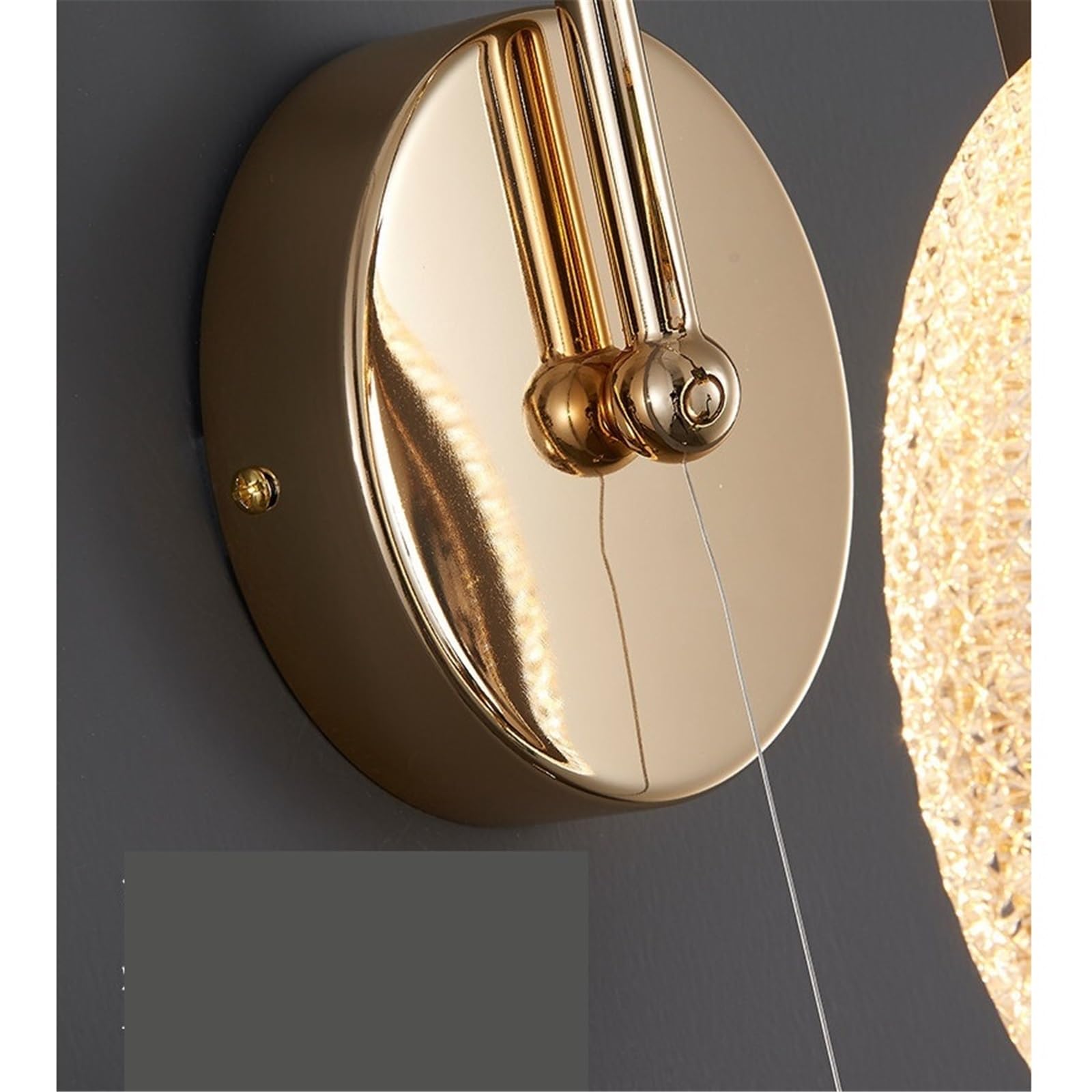 Lampada da comodino di lusso leggera parete for camera letto Decorazione