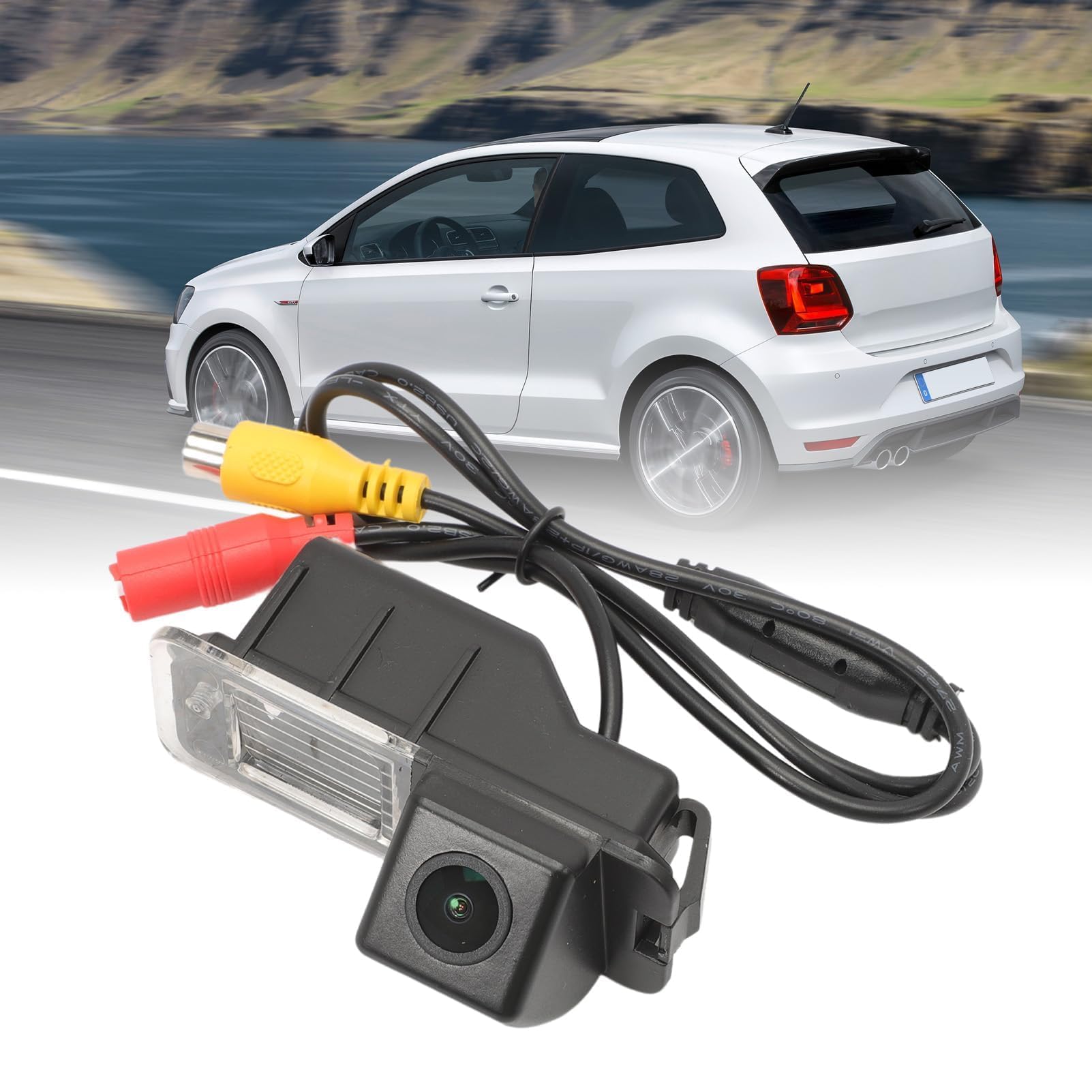 170 degrés Caméra Recul Vision Nocturne HD Ultra Grand Angle pour Polo Golf 4Mo-Tion L-EO-n