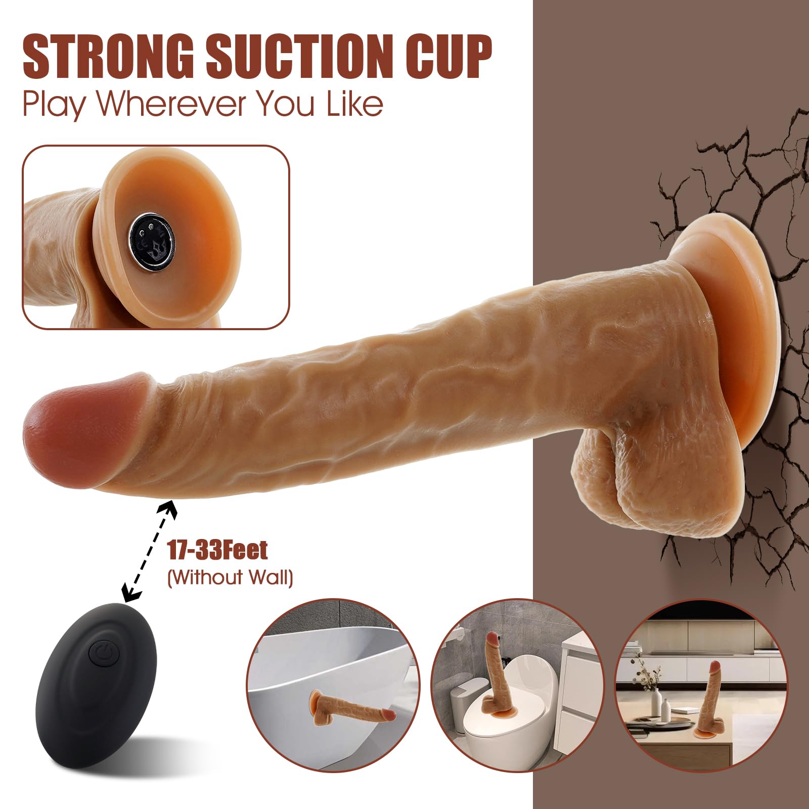 Dildo Realistico Strapon Vibratoreper Donna Telecomando,Fallo Vibratore Stimolatore Punto G Massaggiatore Vagina Strap On Sexytoysys Coppie Lesbiche,Pene Vibratori Anale Imbracatura Sex Toys Gay Uomo