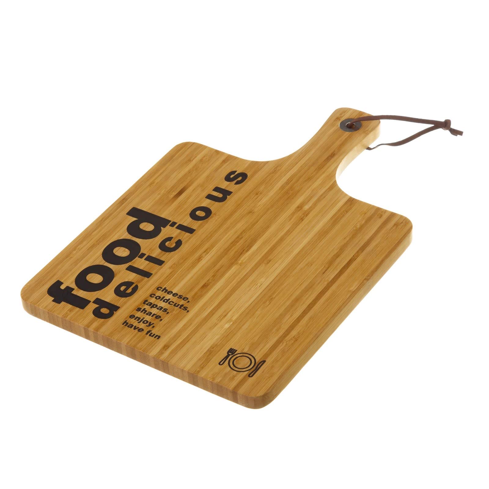 CASASELECCION Kitchen Delicious Food Chopping Board Bamboo Wood Eco-Friendly (Rectangular)