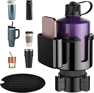 Sponsored You’re seeing this ad based on the product’s relevance to your search query.Learn more about this advertisement Car Drink Holder Adjustable, Car Cup Holder Adapter Compatible with 20-40 oz Bottles, 2-in-1 Drink Phone Adapter, Car Drink Holder Extension for Coffee Mugs Drinks Water Cups