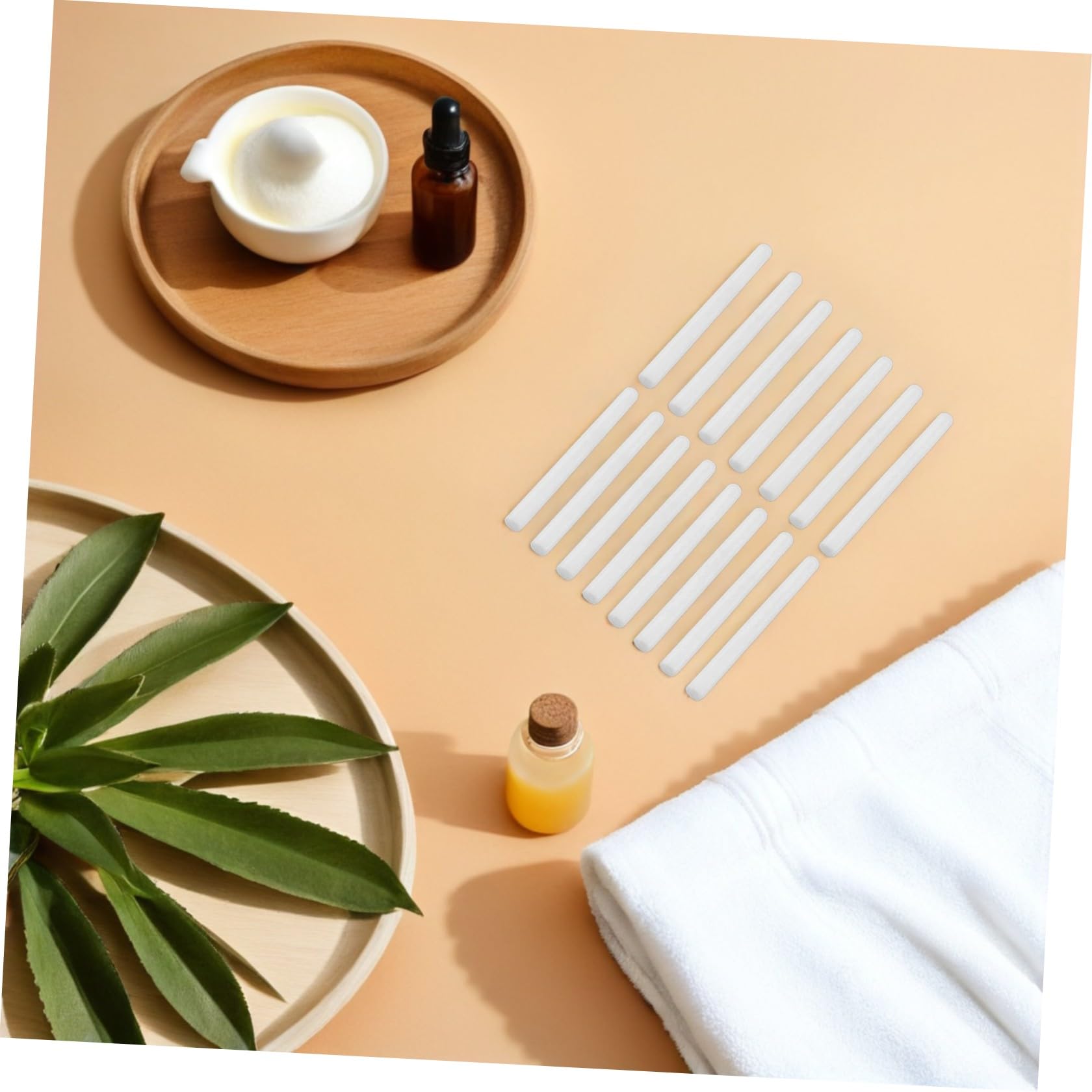 Bacchette Profumate per Diffusore in Cotone Bianco 15 Pezzi