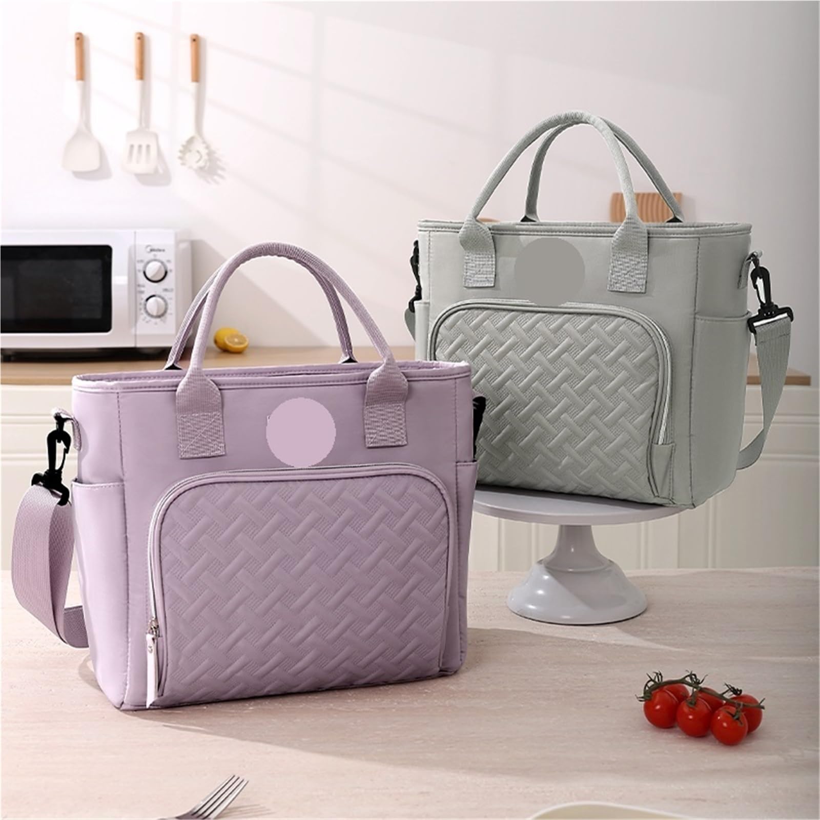 Plecak kempingowy, Przenośna termiczna skrzynka na żywność, wodoodporna, biurowa chłodziarka, lunchbox, izolowana obudowa(Black)