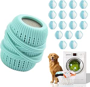 Pet Hair Remover For Laundry - 4PC Reusable Dog & Cat Hair Removal Tools For Washer & Dryer