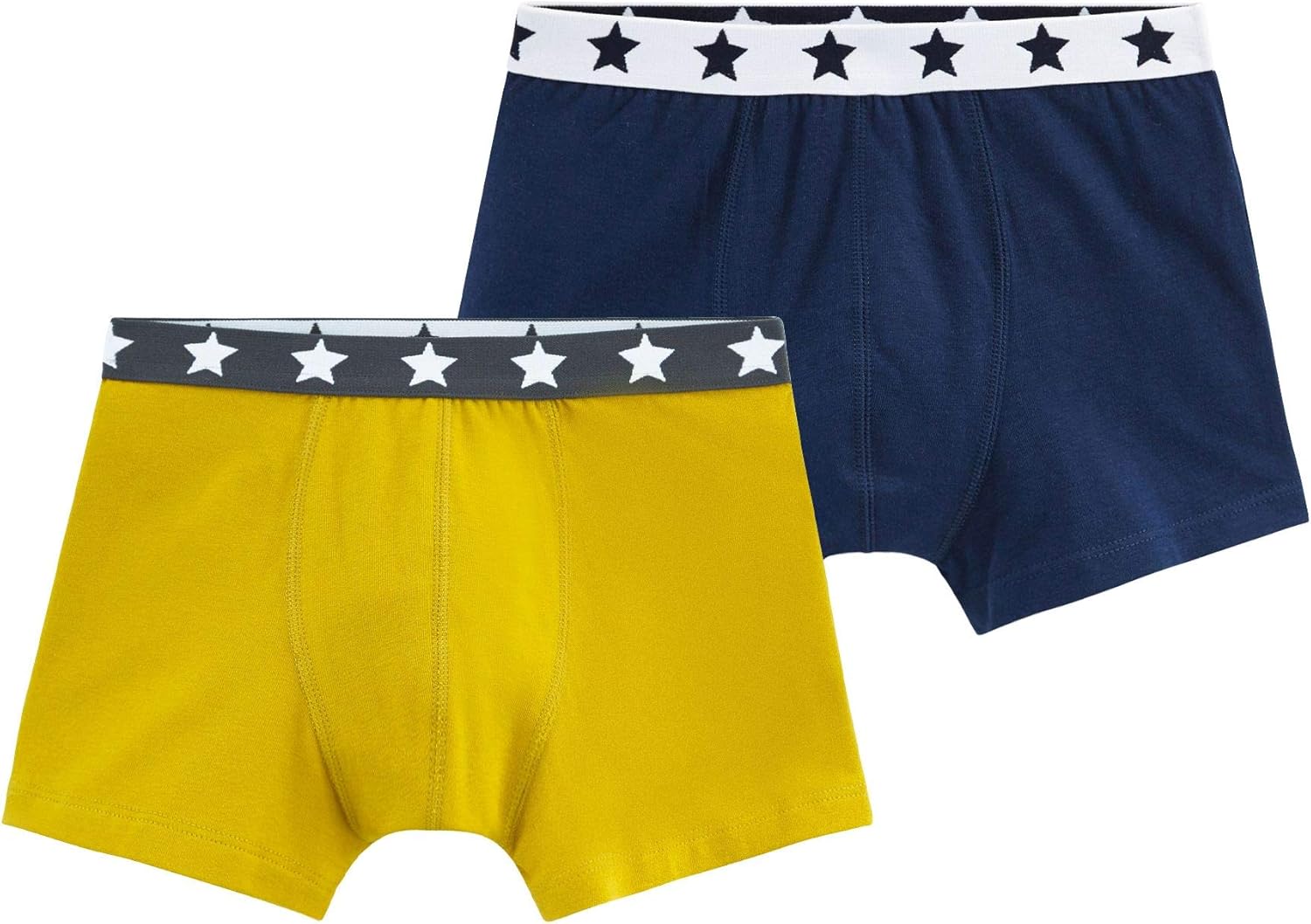 Petit Bateau Boys 2 Pack Boxers Sizes 2-18 Style 48108-00 48150-00 (Size 2 Style 48108-00 Boys) Multi