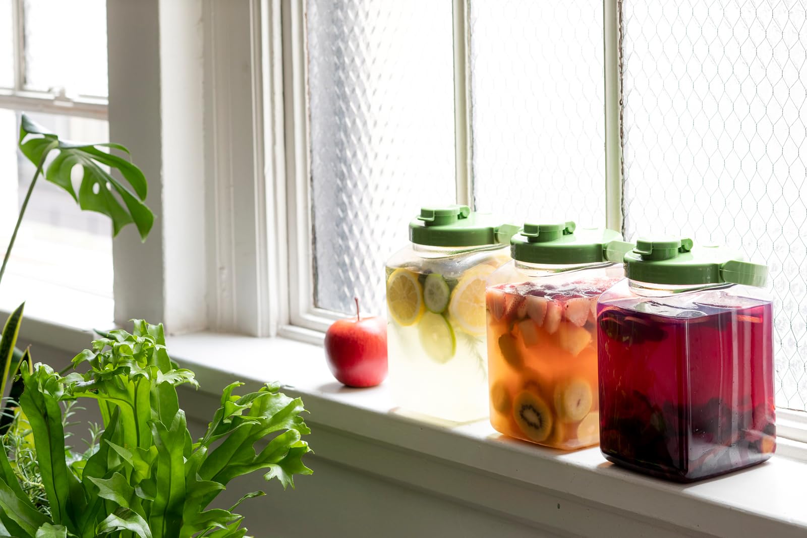 Amazon.co.jp: タケヤ化学工業 TAKEYA 果実酒びん 角型 S型 2.7L