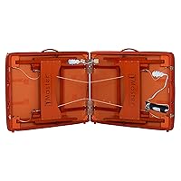 Vista 7 de Master Massage Fairlane Therma-Top - Mesa de masaje portátil con calefacción de 28 pulgadas, color canela, sistema de calefacción ajustable, cama