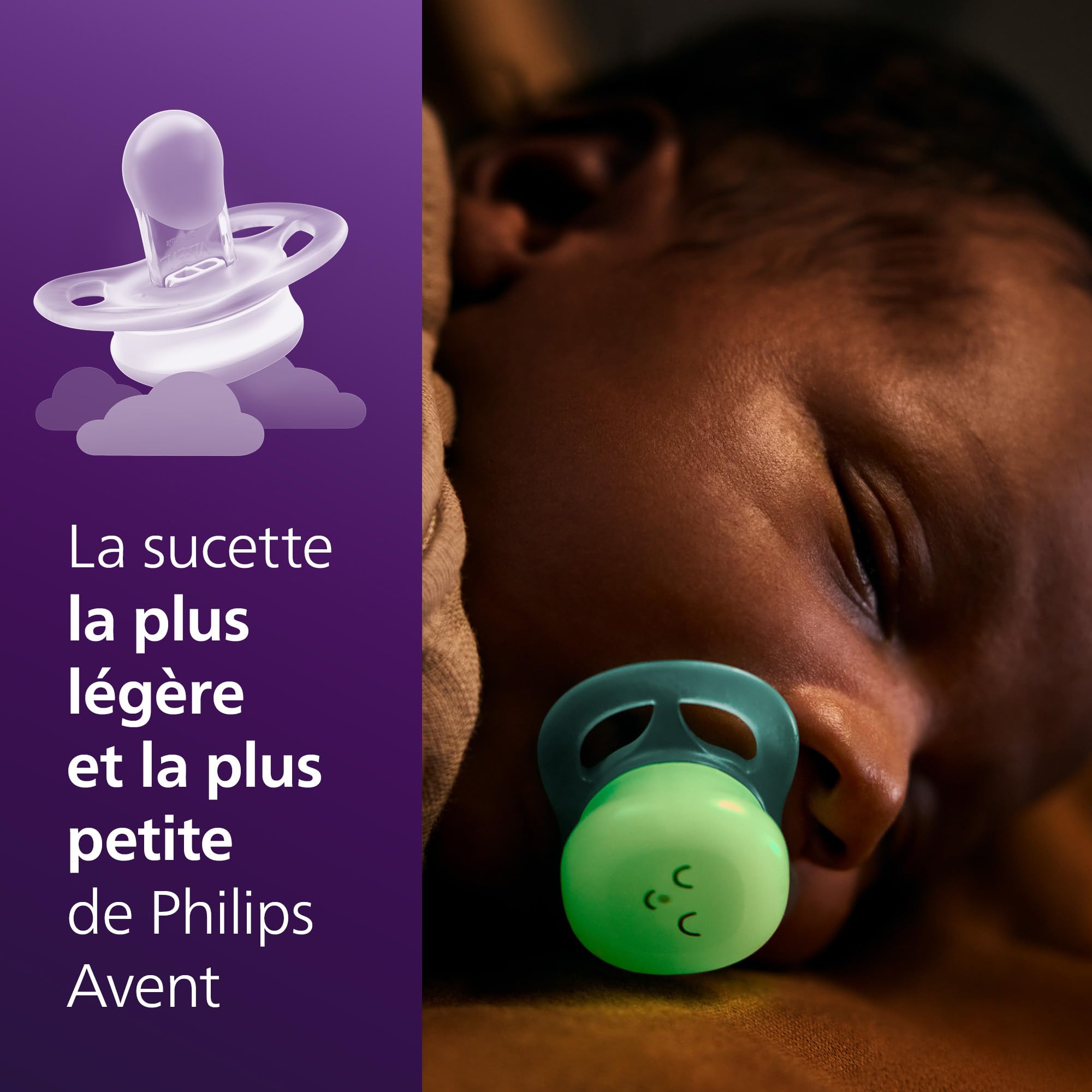Image secondaire de Sucettes de Nuit Philips Avent Ultra Start pour Nouveau-nés - Lot de 2