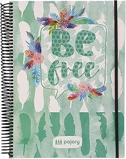 Sponsored Ad – PAJORY Maxi Spiral Hard Cover Notebook A4 80gsm 120 Sheets Squared-Assorted Designs