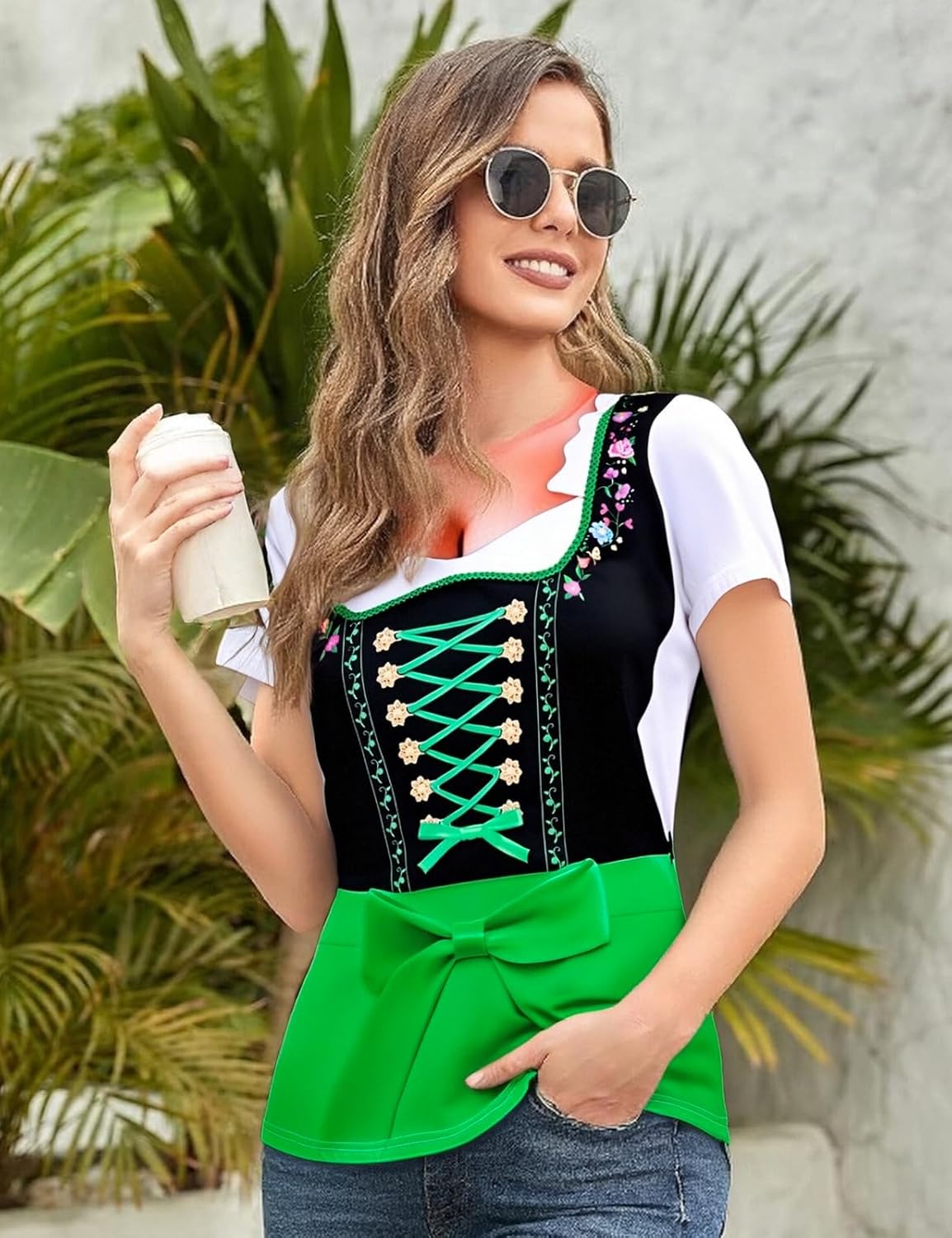 Women's Oktoberfest German Bavarian Beer October Festival T-Shirts Outfits - Image 3