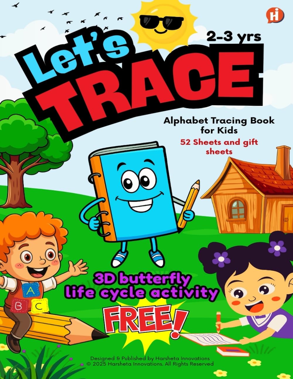 A-Z Tracing Worksheets for Kids: 52 Fun Pages to Master Letter Writing, Build Essential Skills with gift sheets