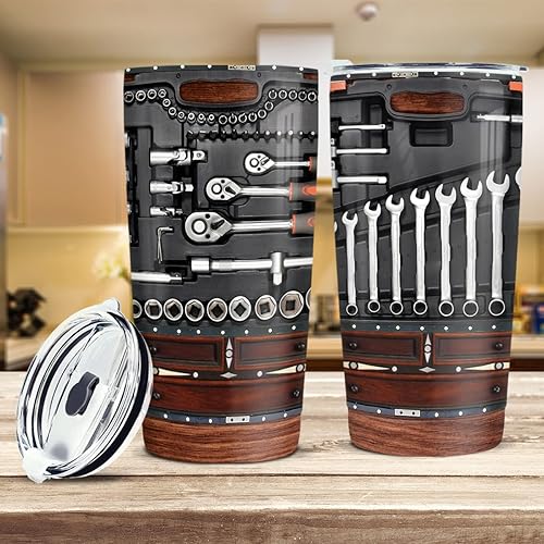 Miniatura 41 de wowcugi Regalos para enfermeras, vaso de acero inoxidable con doble aislamiento al vacío, taza de café de viaje, 16 onzas, Navidad, graduación, RN