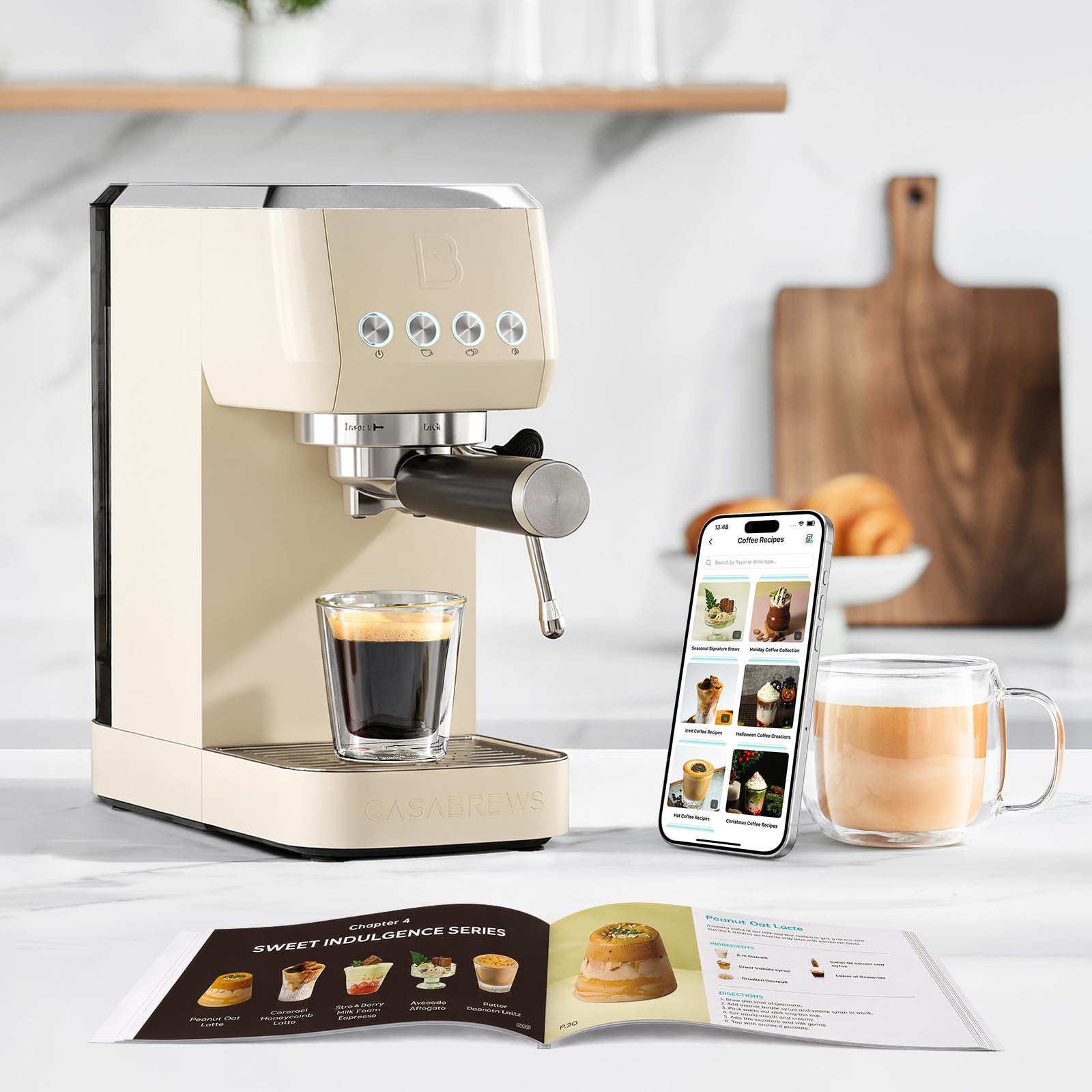 CASABREWS Espresso Machine - Make Barista Drinks at Home -8 CASABREWS Espresso Machine - Make Barista Drinks at Home -8