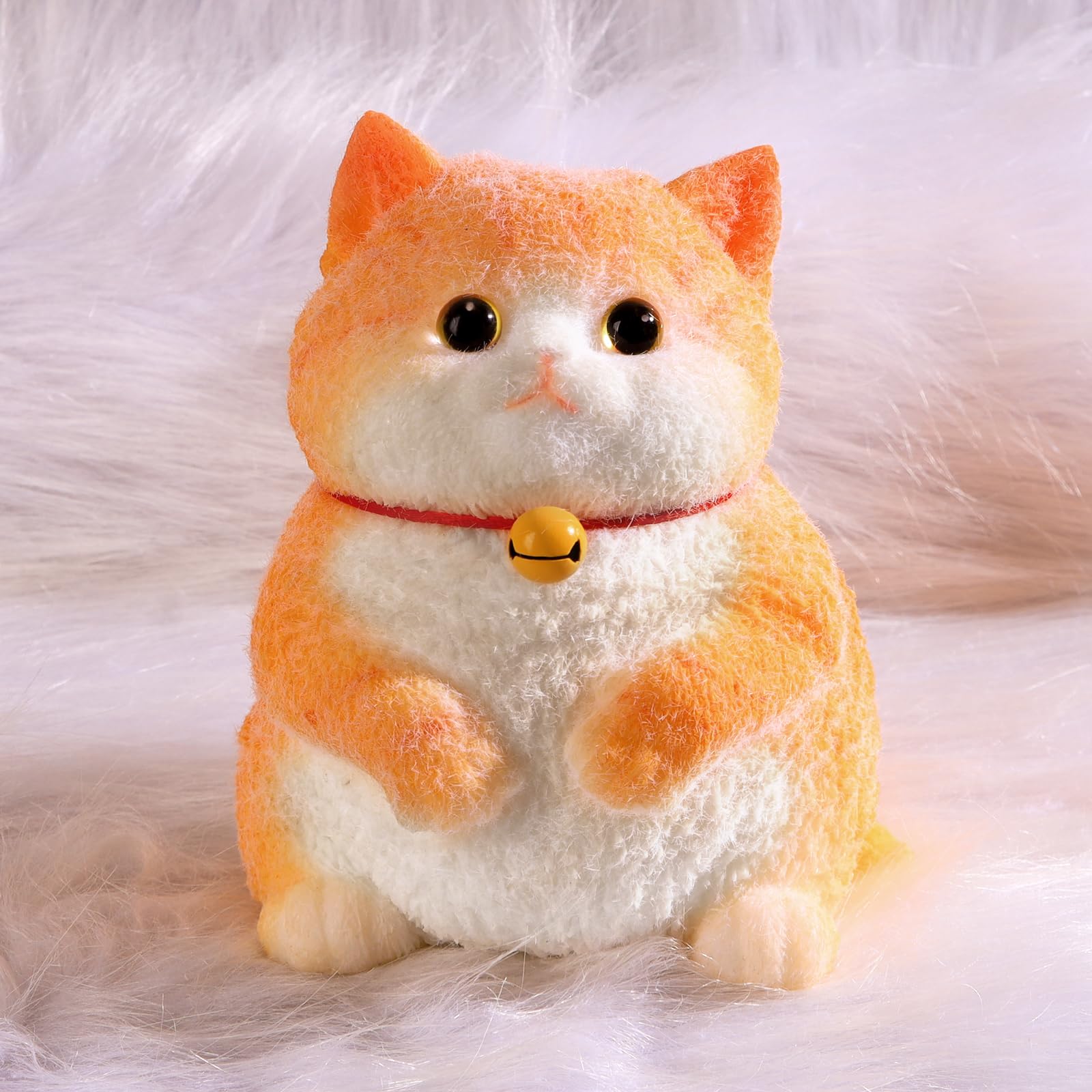 Big Taba Cat, Handmade Large Cat Taba Squishy Toys, Stress Relief, Funny, Cute Soft Cat Squishy Stress Toy Gifts (Large Orange Cat)