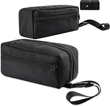 Storage Bag for Marshall Emberton III/Emberton II/Emberton Bluetooth Speaker, EVA Design, Waterproof, Shockproof, Scratch Protection, Easy to use and Carry, just case,Black