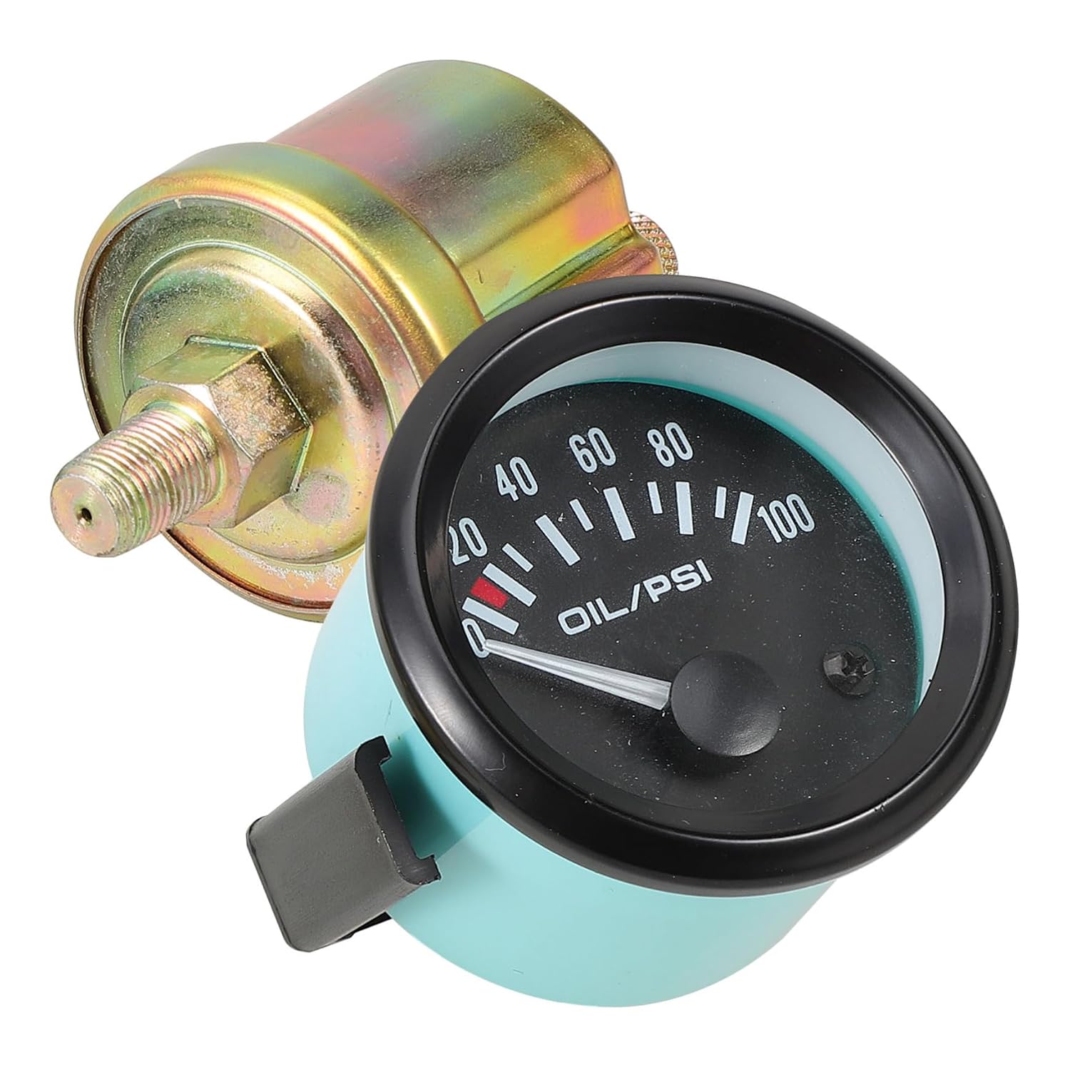 12v Oil Pressure Gauge for Cars and Trucks Accurate Real Monitoring Easy Installation Fit Design for Automotive Use