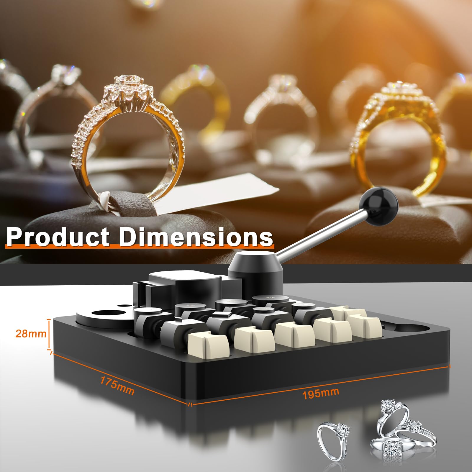 Ring Bender Bending Tool Set Buigen Machine met Nylon Matrijzen, voor Sieraden, Maken Sizer Meten Multifunctionele Sieraden kopen? Vergelijk bij