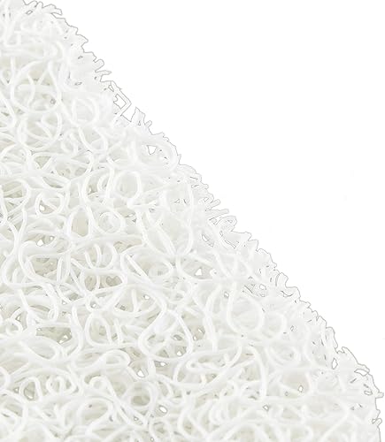 Miniatura 5 de Snowkingdom Paquete de 4 soportes protectores de jabón blanco para barra de jabón, almohadilla elevadora autodrenante, construcción porosa,