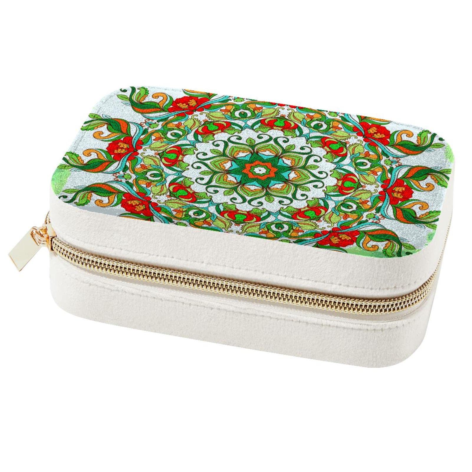 Boîte à bijoux de voyage anti-nœuds avec rangements dédiés