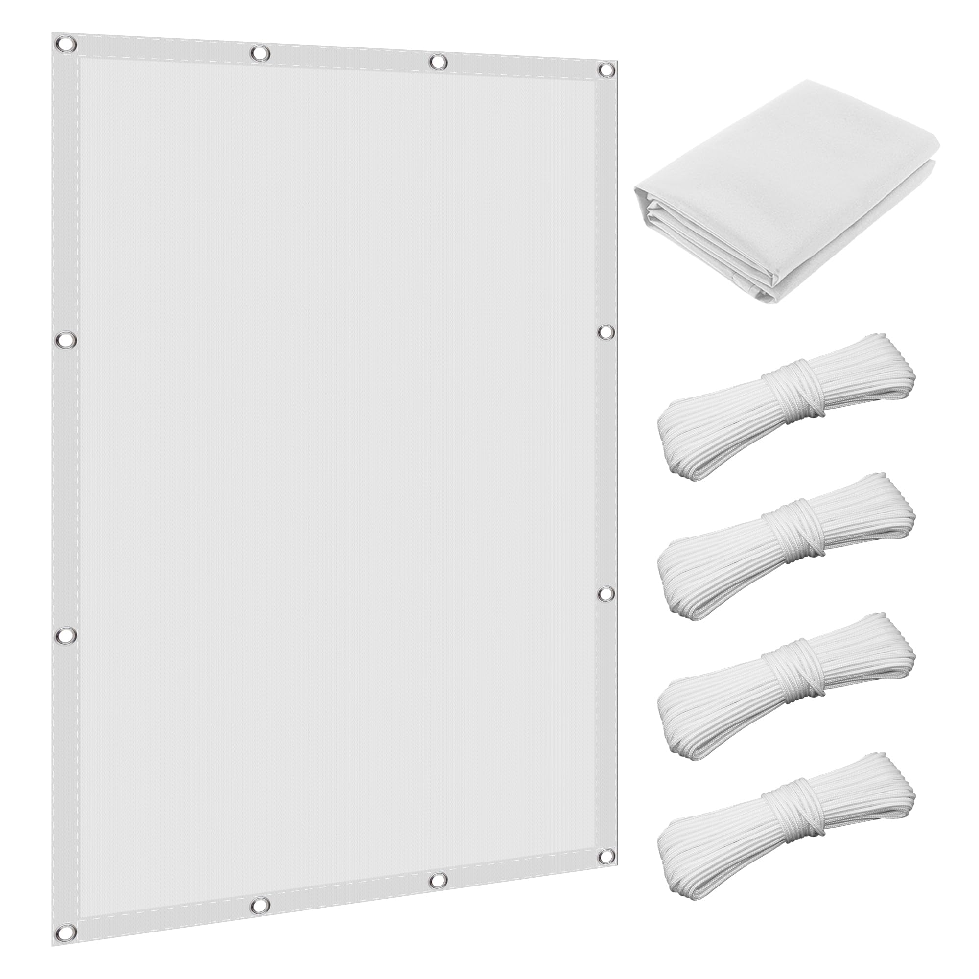 Voile d'ombrage pour terrasse et pergola 550x550 imperméable et anti-UV
