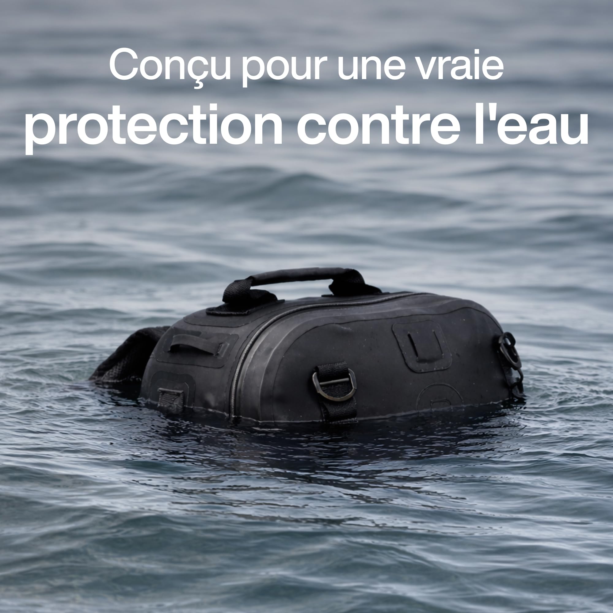 Travel Dude Sac à dos étanche 15 l - Dry Bag - Sac à dos pour homme - Sac à dos de voyage avec fermeture éclair airtight - Sac à dos de vélo étanche - Sac à dos de plage et sac de randonnée