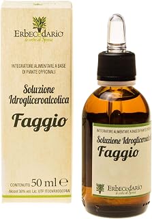 Faggio Gemmoderivato Drenante Forte Sgonfia e Depura, Diuretico naturale contro la comparsa degli Inestetismi della Cellulite e Ritenzione Idrica - 1 Flacone 50ml