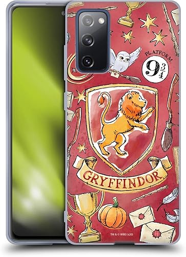 Head Case Designs Funda de gel suave con licencia oficial de Harry Potter Gryffindor, diseño de Reliquias de la Muerte XIII compatible con Samsung