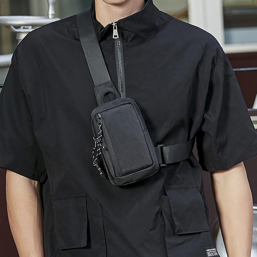 Sacoche Homme Bandouliere Sac Poitrine Homme Sac Bandoulière Homme Sacs