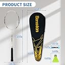Senston Carbon Composite Badminton Racket Set of 2 90g Lightweight gallery image