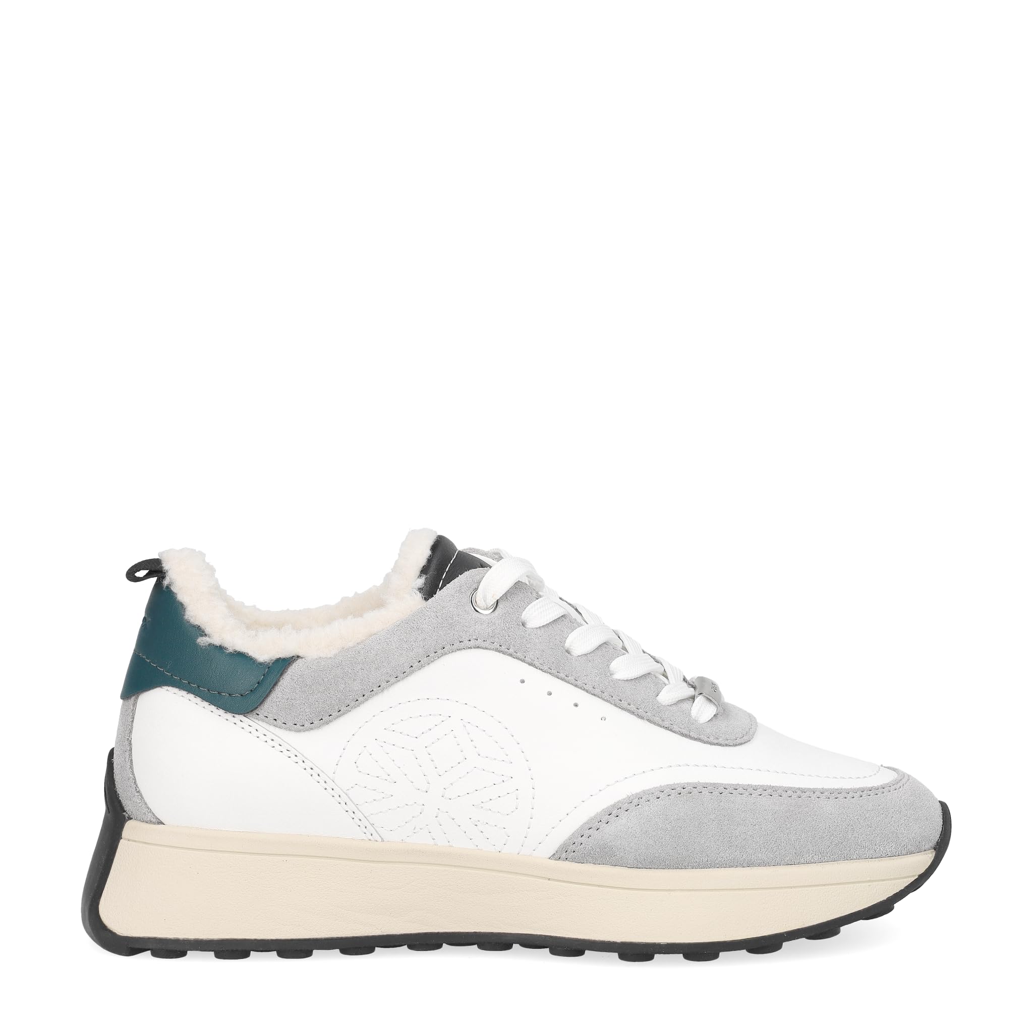 Geox Women's D Amabel Trainers, White, 40 EU, White, 7 UK