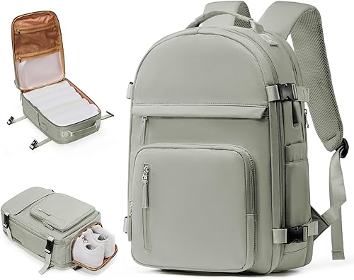 wepadre Mochila de viaje para laptop, B-Azul marino, Compacto