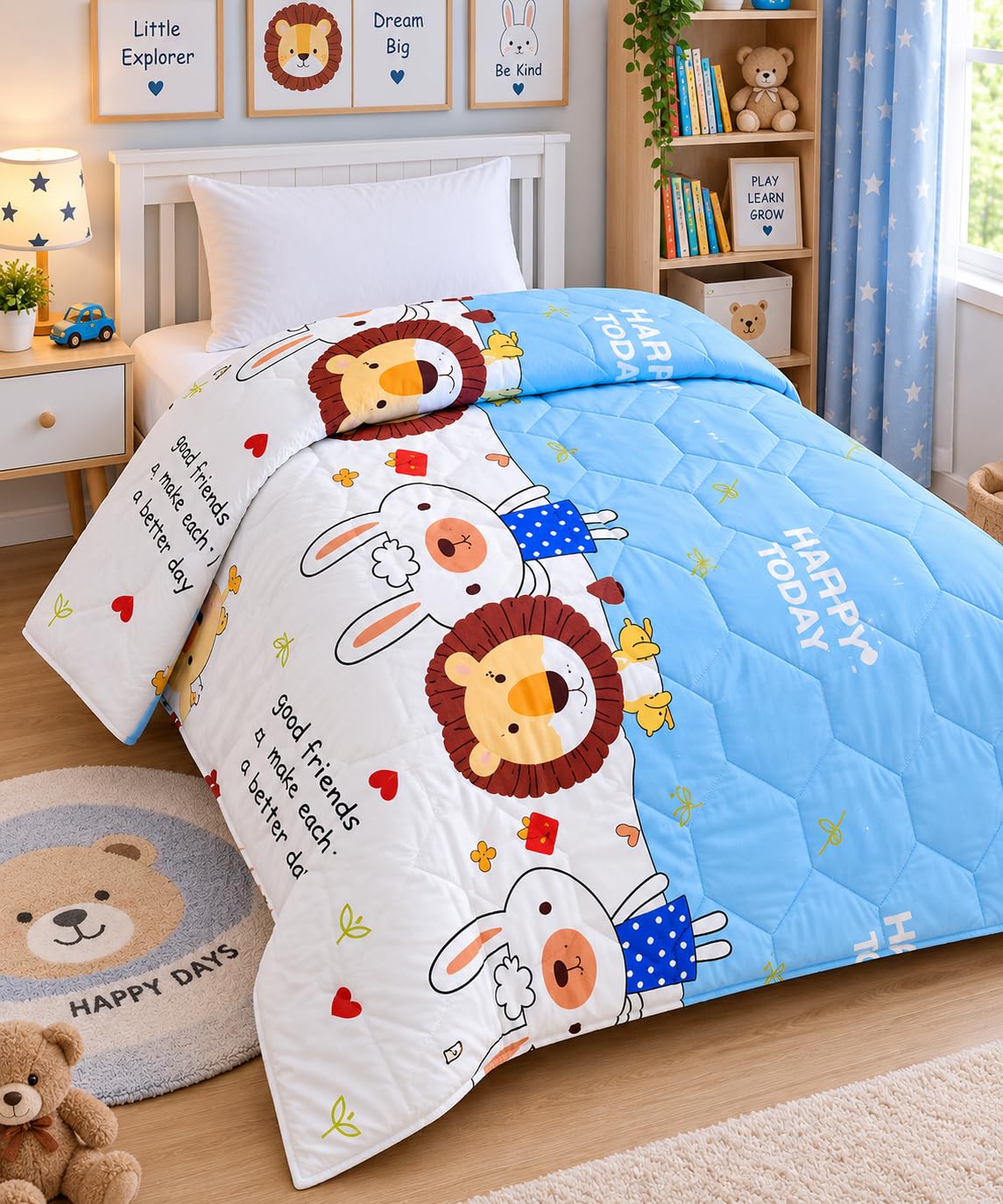 Kids Comforter Blanket - Super Soft & Reversible -8