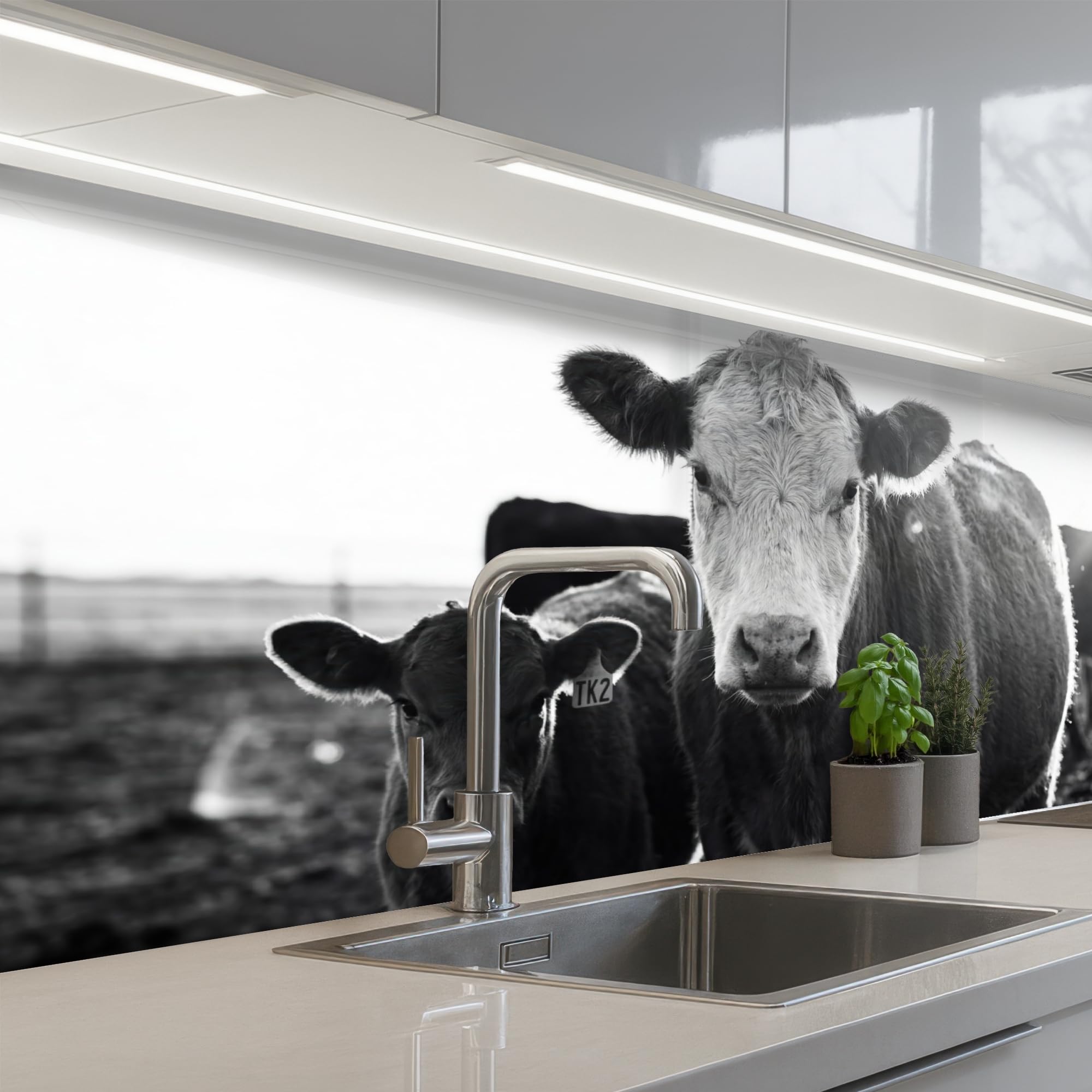 KitchenYeah© Splashback for Kitchen self-Adhesive Back Splashes Kitchens