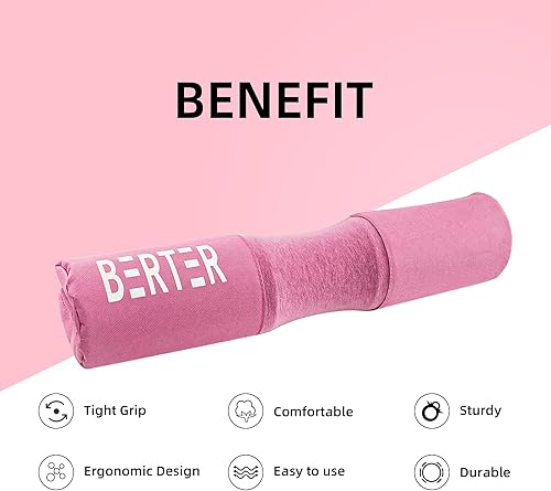 Miniatura 2 de BERTER Almohadilla de barra para empuje de cadera y sentadillas - Almohadilla de esponja de espuma para sentadillas - Almohadilla protectora de