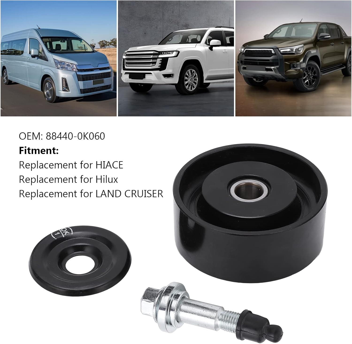Car Air Conditioning Pulley Idle Assembly 88440‑0K060 Manual Replacement