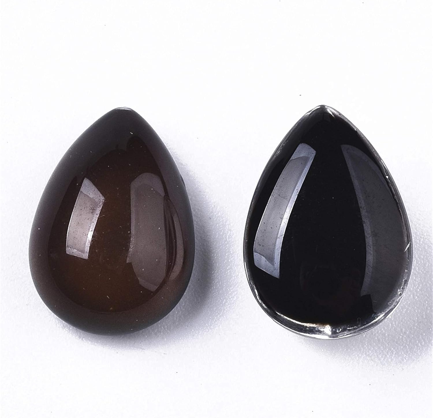 Craftdady Temperature Sensing Color Changing Glass Cabochons Translucent Crystal Mood Cabochons for Pendant Jewelry Ring Cuff Making