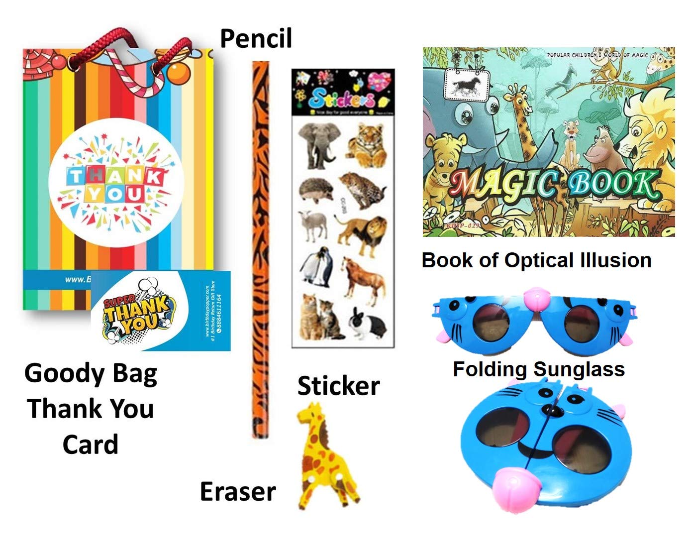 birthday poppers return gifts