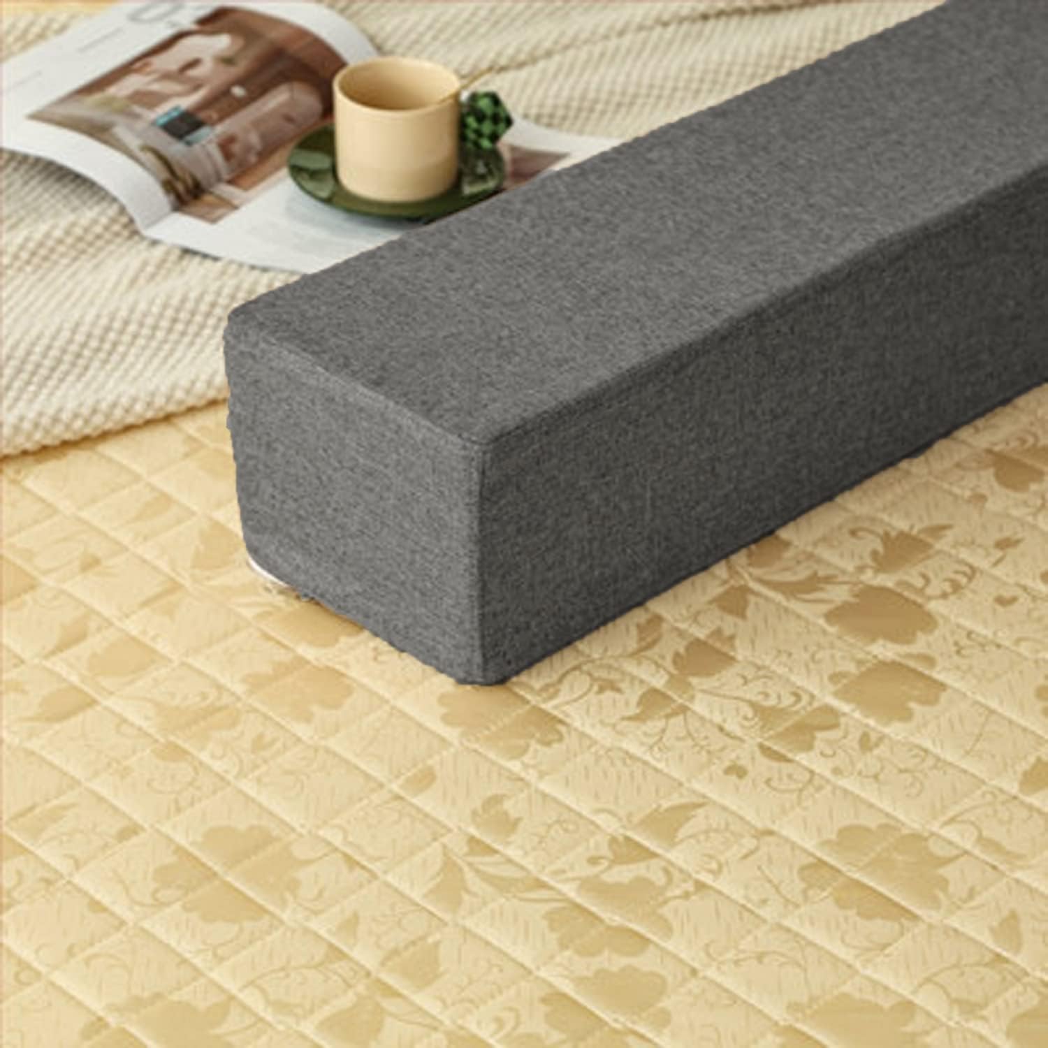 Custom Size Bed Mattress Filler, Soft Comfortable Wall Gap Filler, Thick Sofa Armrest Support Pillow, Durable Washable Headboard/Wall Gap Filler